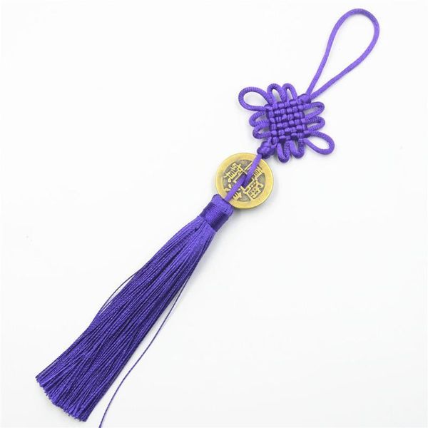 

3pcs multicolor polyester chinese knots copper money tassels diy jewelry curtain garments decorative accessories craft tassels h jlloku