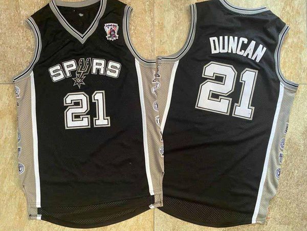 

men san antonio spurs tim duncan exquisite embroidered basketball jersey, precision stitched embroidered basketball jersey, Black;red
