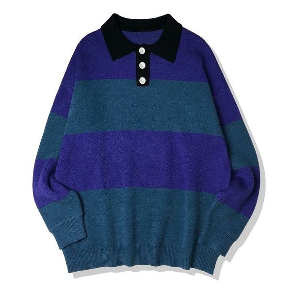 

2021 male shirt autumn thin new stripe turtleneck leisure clothing 2yys, White;black