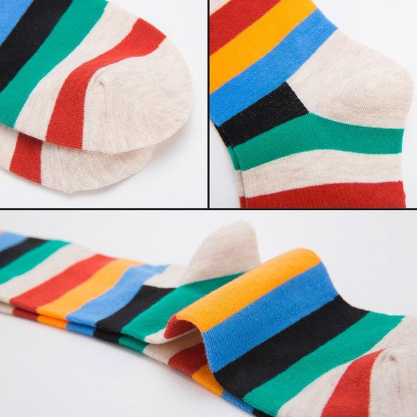 

hss 2018 colorful cotton men socks casual crew novelty dress business socks skate harajuku happy socks for christmas gift wmtqav, Black