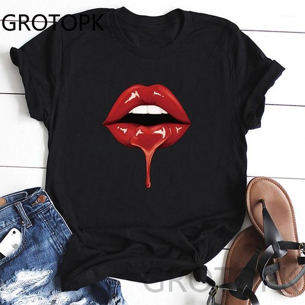 

lips summer t-shirts fashion harajuku women t shirts casual tee shirt short sleeve sport t-shirt clothes, White