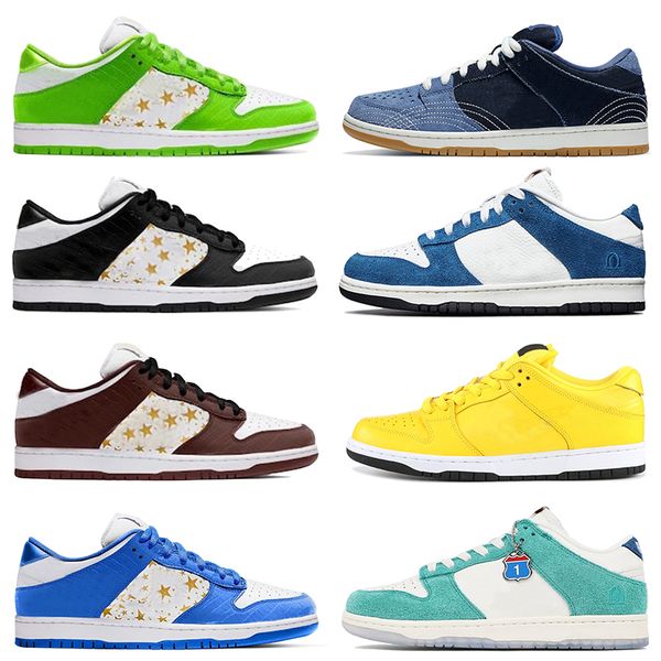 

dunk sb womens mens running shoes trainers canary diamond sashiko kasina chicago black off panda pigeon dunk sports sneakers, White;red