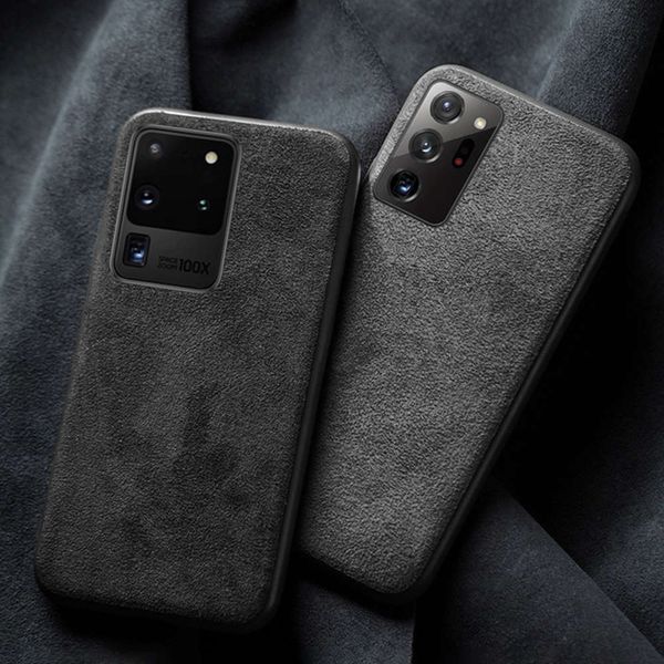 

sewqsamsung s20fe mobile phone case suede s10note20ultras8 + s9plusvtrvgt