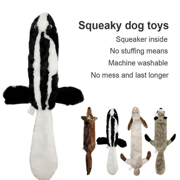 

cute plush dog toys squeak dog toy chew pet animal plush toys for dogs playing training teeth cleaning pet wmtggu