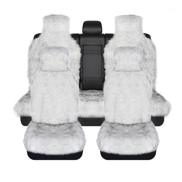 

1set long-wool seat covers faux car seat covers universal size for all types of seats for logan dacia duster1