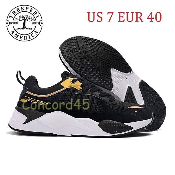 

treeperi fashion chunky 2.0 soft sole running shoes black metallic gold us 7 eur 40 for men trainers