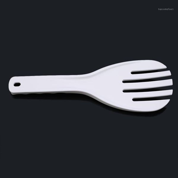 

white rice paddle plastic meal spoon non stick kitchen gadgets hand roll spoons rice shovel kitchen supplies1