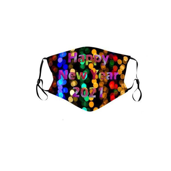 

cotton kids mask washable christmas breathable dustproof 2021 happy new year face party masks fashion design pm2.5