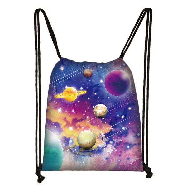 

starry night moon galaxy print рюкзак женщины мода путешествия девушки холст способления драйвша сумка женская сумка h bbybha