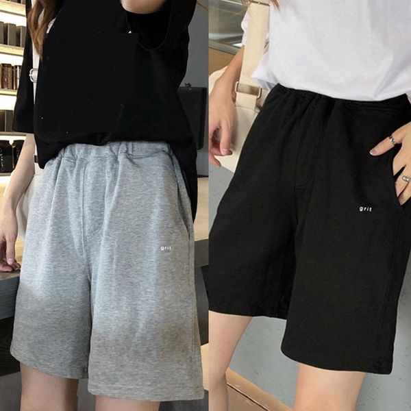 

women's shorts fashion letter printed loose leisure sports summer 2021, White;black
