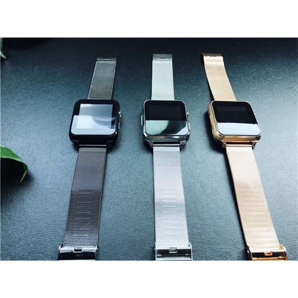 

x7 steel band smart watch plug-in card calls bluetooth student mu