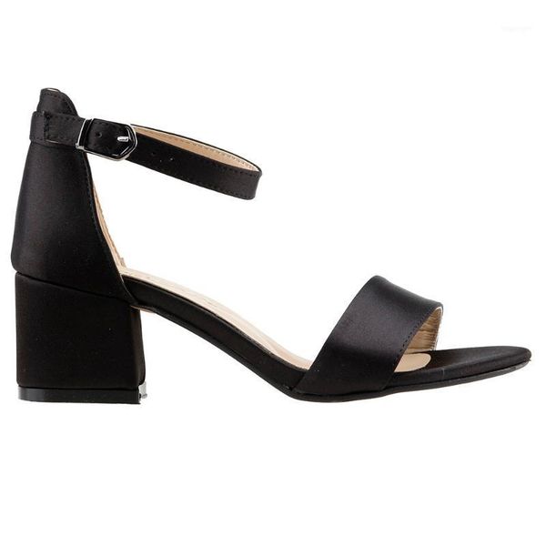 

ayakland bsm 62 5 cm heel ladies satin sandals shoes1, Black