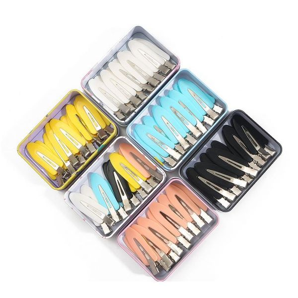 

10pcs/box mix color professional duckbill hair clips for girls hair styling tools diy hairdress hairpins barrettes acc qylnmz, Black;brown
