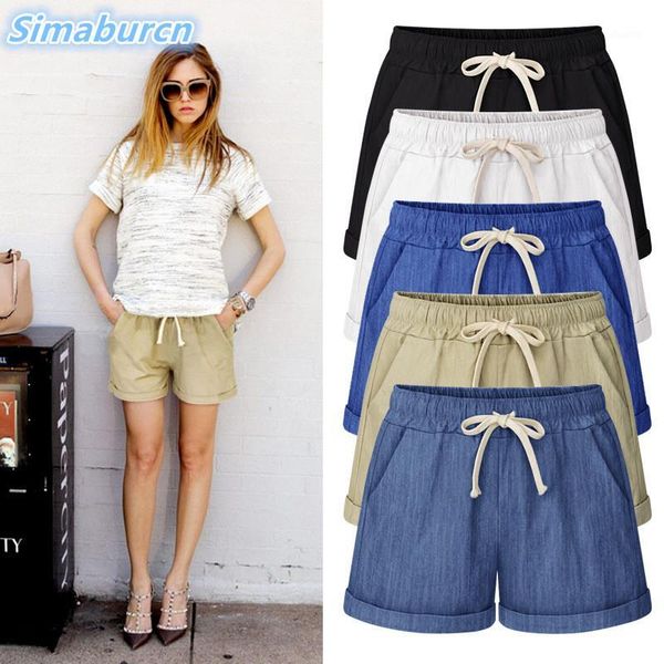 

2017 nes women's shorts england style drawstring beach casual elastic waist street wear harem shorts femme loose short1, White;black
