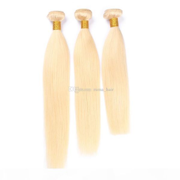 

silk straight human hair weaves 613 blonde virgin hair extensions 3pcs lot deals virgin malaysian hair weaves, Black;brown