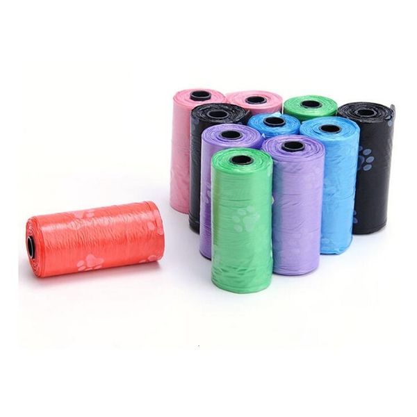 

dog waste poop bag poo printing degradable pet clean-up