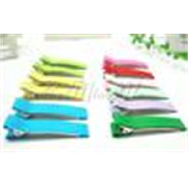 

alligator 50 ribbon pcs new single prong clip lined clips children's hair accessories
