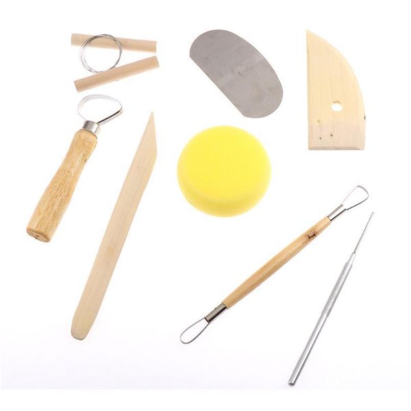 

8pcs/set pottery diy tool clay molding ceramics molding tools artwork kit 8pcs/set jllnac