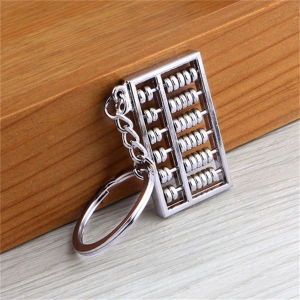 

10 pcs 6-speed metal keychain creative abacus keyring chain pendantoutletefeu
