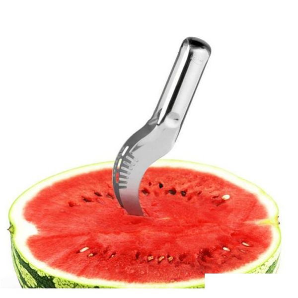 

sharp splitter watermelon slicer corer stainless steel fruit peeler fruit cantaloupe melon cutter cutting tool jllnji dh_niceshop