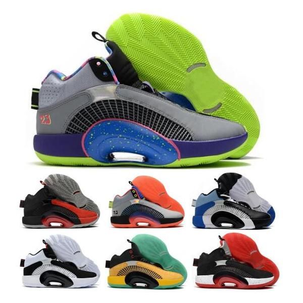 

jumpman 35 35s dynasties mens basketball shoes fragment center of gravity guo ailun morpho warrior sisterhood bred dna 2021 trainer sneakers