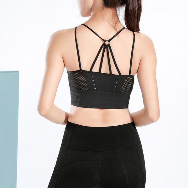 

спортивные женщины фитнес йога топы бесшовные спортивные красоты задняя часть бюстгальтер кружева полые нижнее белье обнаженная фитнес йога, White;red