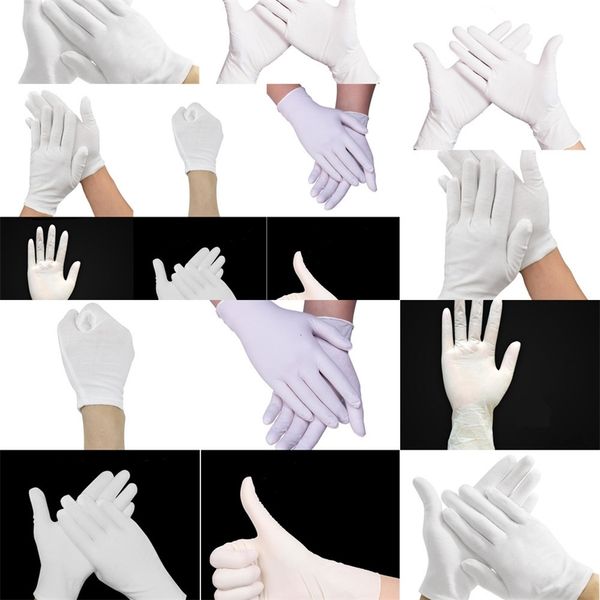 

powder-hemp factoryh0kbdisposable finger salon 9-inch nitrile household gloves universal for left and right hand lx