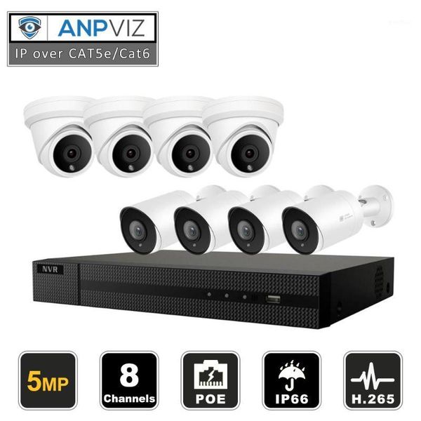 

wireless camera kits 8ch hikvision h.265+ nvr 5mp outdoor security poe ip cctv system kit audio record video surveillance kit1