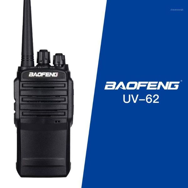 

baofeng uv-62 walkie talkie portable pradio 5w 128ch uhf dtmf vox 1750hz tone fm vox 1800mah uv62 cb radio interphone1