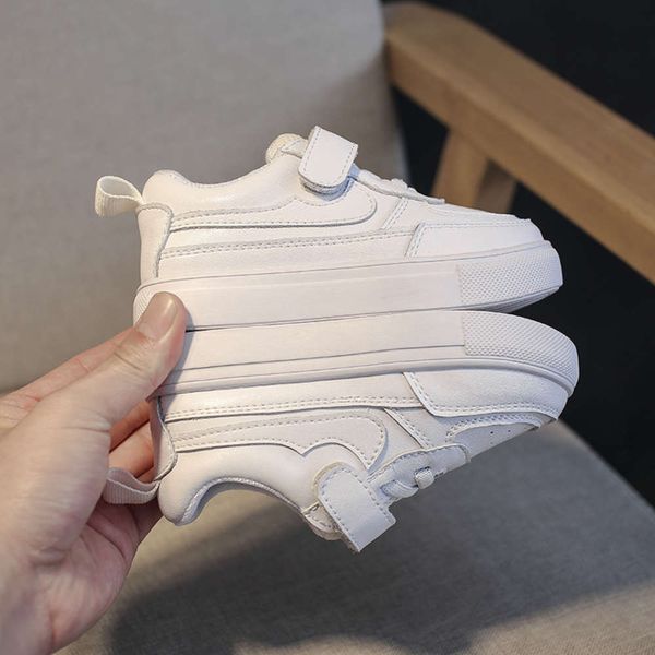 

children's spring 2021 new korean leather girls' versatile board sho, Black;red