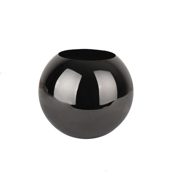 

stainless steel unbreakable metal vase living room golden black polished flowerpot home flower decor 3 n40au