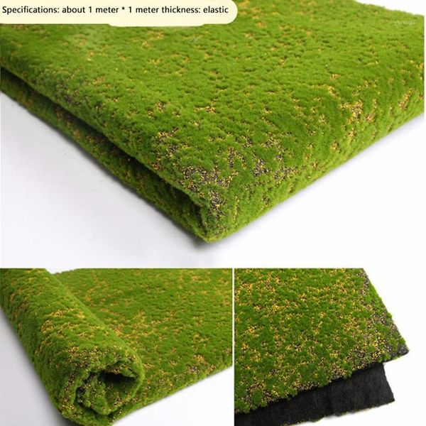 

artificial plants moss green faux moss grass for shop home patio decorating garden wall living room decor supplies1
