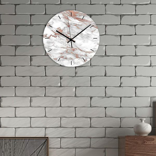 

виниловые записи часов мраморная текстура старинные декоративные настенные часы молчаливые для гостиной домашний декор 12 дюймов q wmtxdl