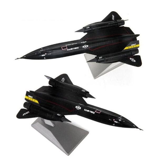 

aircraft plane model 1:144 sr-71a lockheed blackbird airplane alloy model diecast 1:144 metal airplanes planes y200428