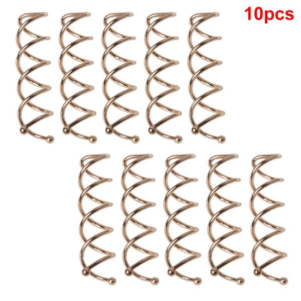 

hair clips 10pcs accessories wedding weave tool twist rotating bun clip braid roller hairdress daily metal diy styling
