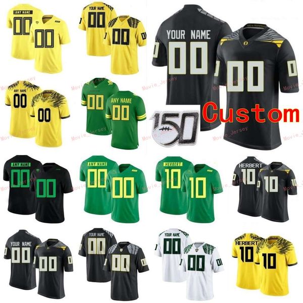 

stitched custom 22 darrian felix 24 kenjon barner 27 jacob breeland 29 kani benoit oregon ducks college women jersey, Black