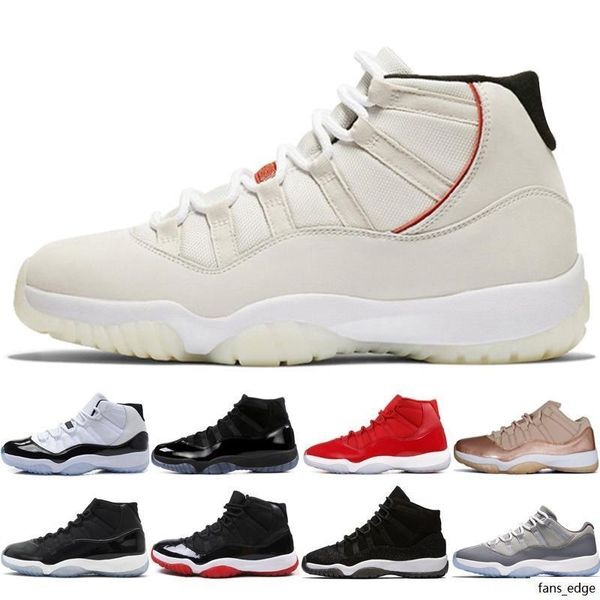 

11s platinum tint concord 45 mens shoes 11 cap and gown blackout gym red midnight navy bred space jams sports sneakers designer