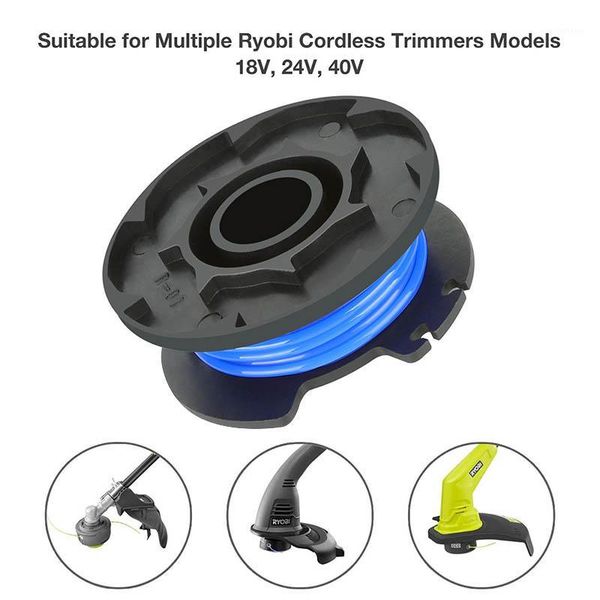 

1pcs auto feed line string trimmer replacement spools for ryobi 18v 24v 40v clh@81
