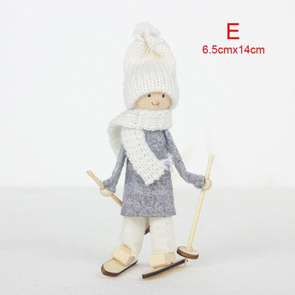 

economical hanging pendant cute doll christmas tree decoration kids gift for home party window ds99