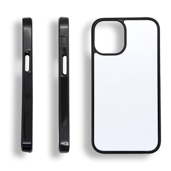 

10pcs/lot sticky shipping 12 case blank 12 sublimation hard pc for phone 2d mini aluminum pro max iphone with and sheet hcopv