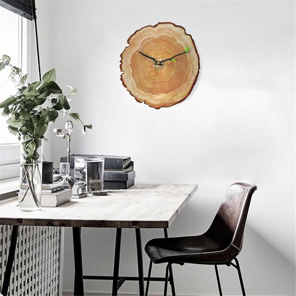 

новый 12-дюймовый старинный арабский цифровой дизайн деревенский страна тосканский стиль деревянные декоративные круглые настенные часы