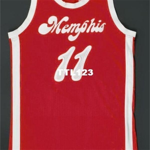 

vintage red mike conley ms sounds basketball jersey #11 round neck full embroidery size s-4xl or custom any name or number jersey, Black
