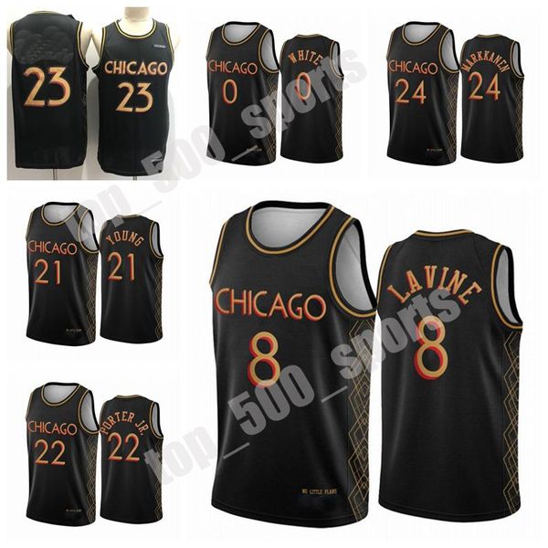 

men coby lauri zach markkanen lavine white 2020/21 swingman city basketball jersey black icon edition, Black;red