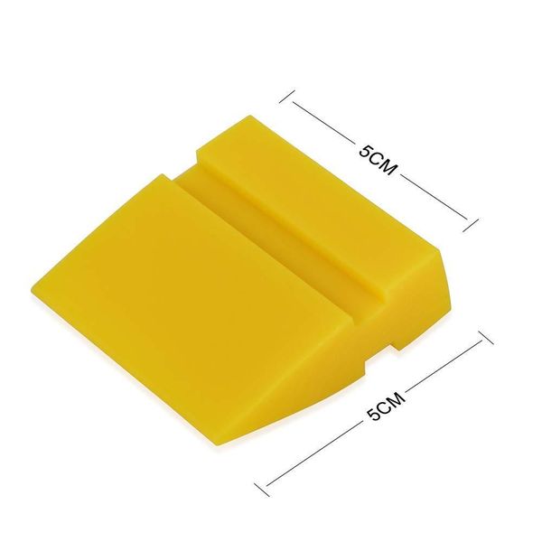 

foshio 4pcs 5cm sile squeegee vinyl car wrap rubber blade window tint cleaning tool water snow ice scraper sticker remover h jllscx