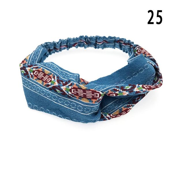 

korea style summer hairband women hair accessories vintage cross knot headband headwrap girls floral elastic knotted headwear q sqcxvd