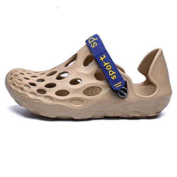 

fansi coconut cave shoes men's summer trend net red student garden rome non slip beach sandals, Black