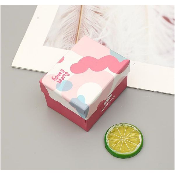 

новые модные кольцевые серьги серьги ожерелья ожерелья ювелирные изделия многофункциональный хранение бумаги коробка красочные маленькая под