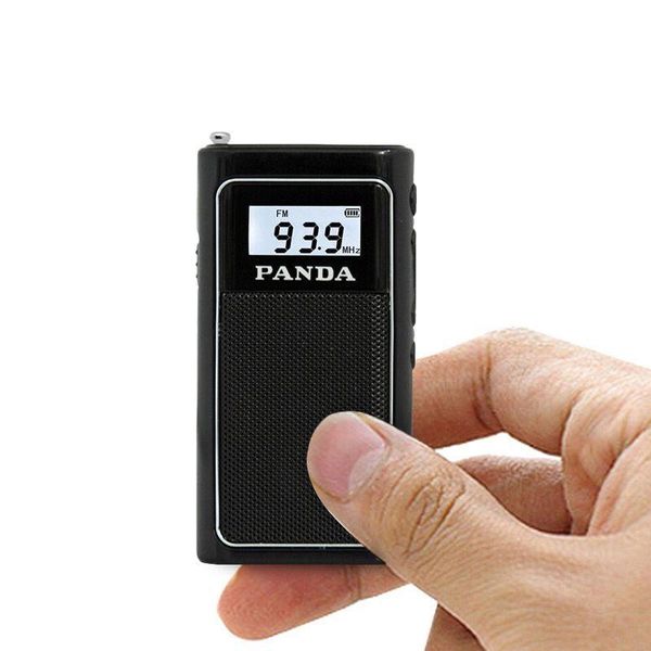 

portable mini pocket fm radio receiver radio outdoor dsp chip stereo tf card wma mp3 with earphone lcd rechargeable player