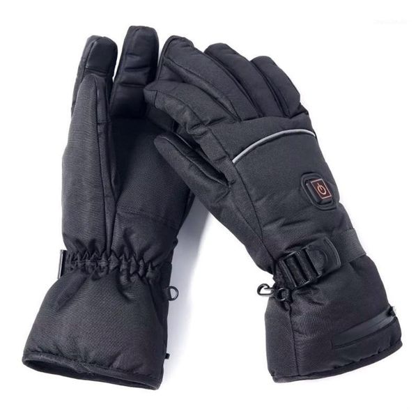 

ski gloves 1 pair 3 heating levels battery powered electric heated winter warm gloves1