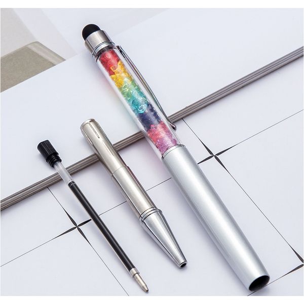 

1 шариковая candy color crystal wedding metal pen copper управление школа поставка канцелярских spinning розовое золото sqcvdd bdenet, Black;red